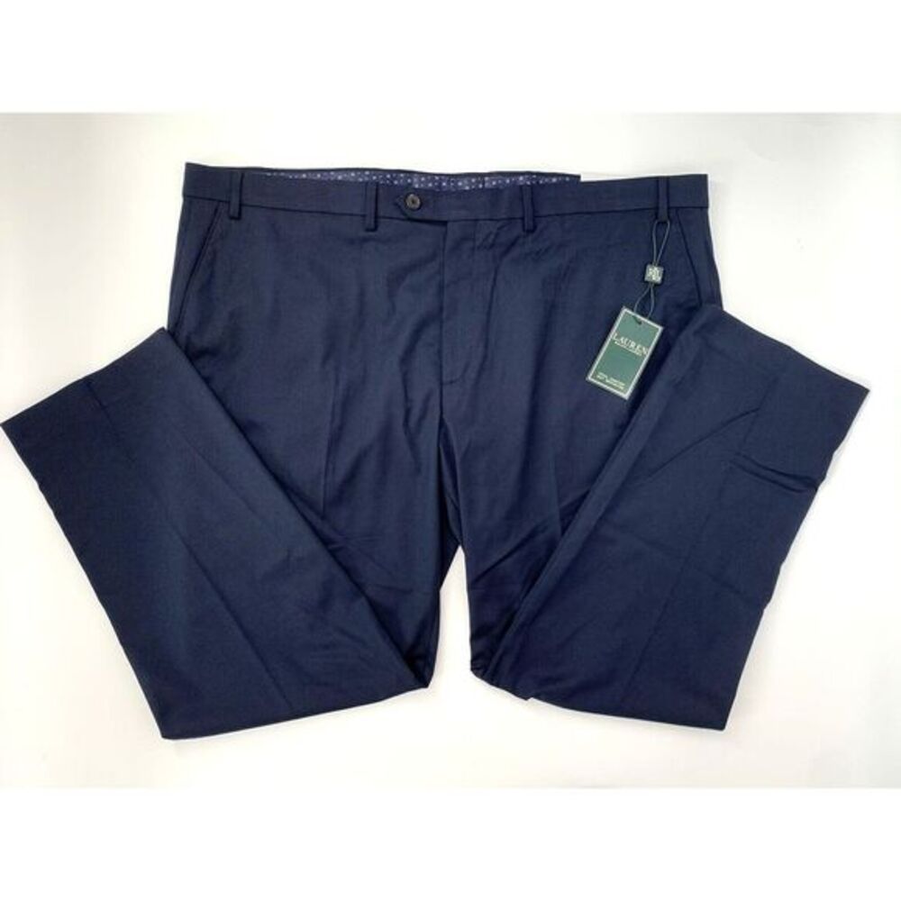 Ralph Lauren NWT Edgewood Total‎ Comfort Navy Blue Men's Pants Size W44 L30